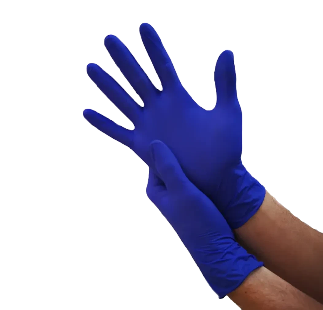 Examination Gloves - Nitrile, Ocean Blue