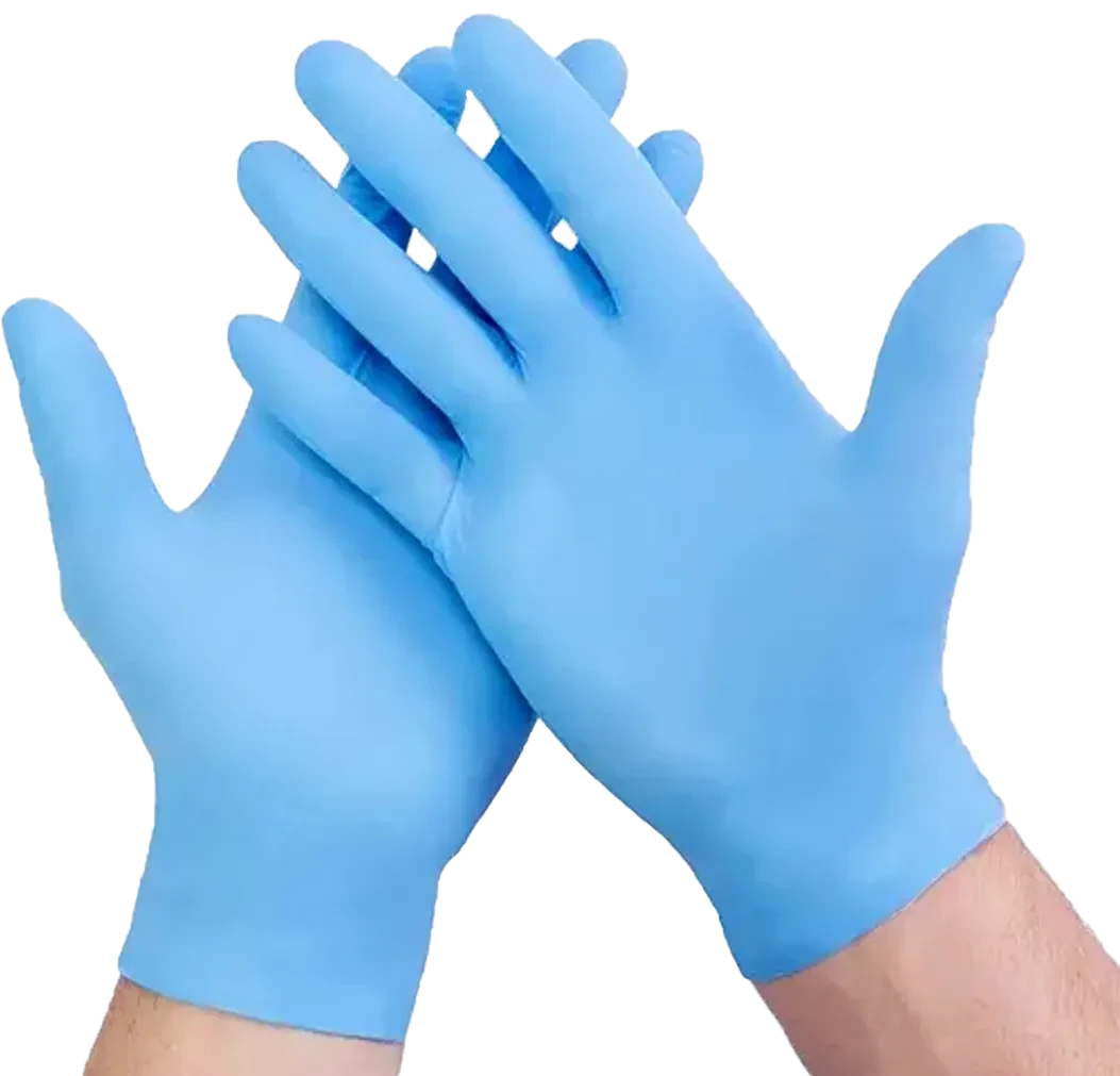 Examination Gloves - Nitrile, Ocean Blue